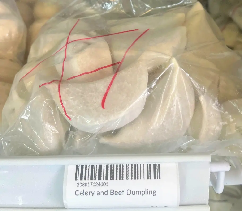 Celery and Beef Dumpling