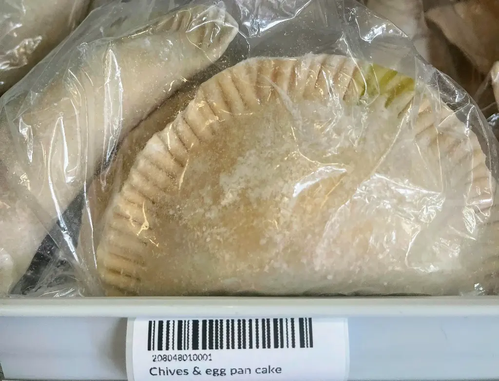 Chives & egg pan cake