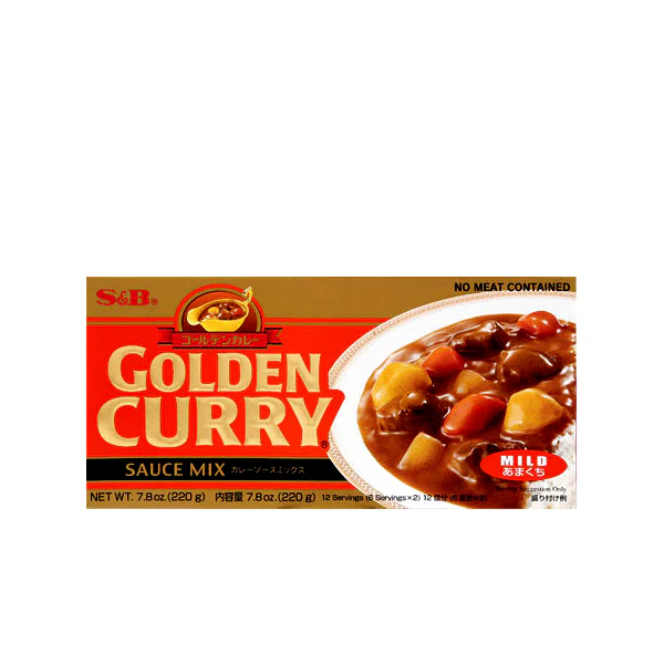 S&B GOLDEN CURRY SAUCE MIX (MILD)