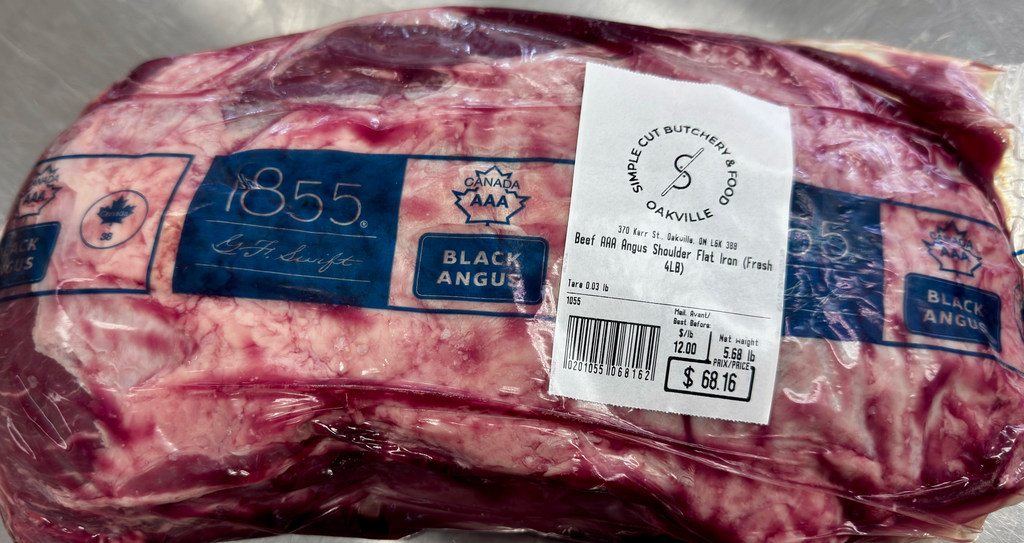 Beef AAA Angus Shoulder Flat Iron (Fresh)