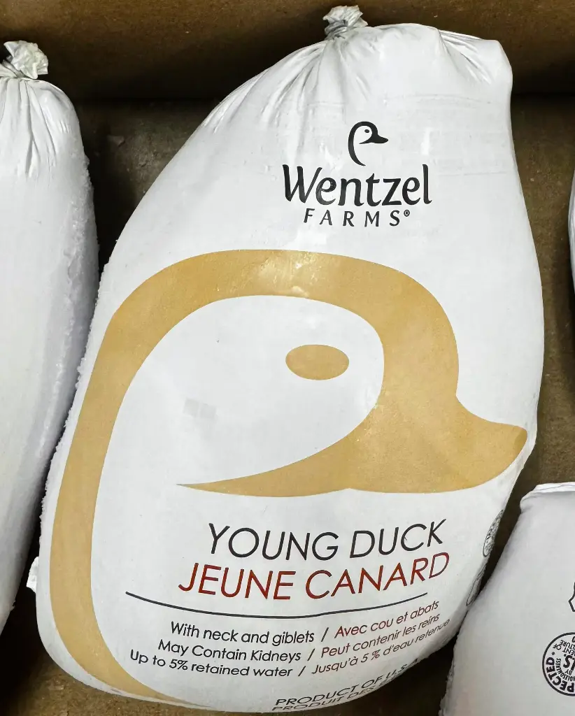 Grade A Whole Young Duck (Frozen) 4.0lb-4.5 lb