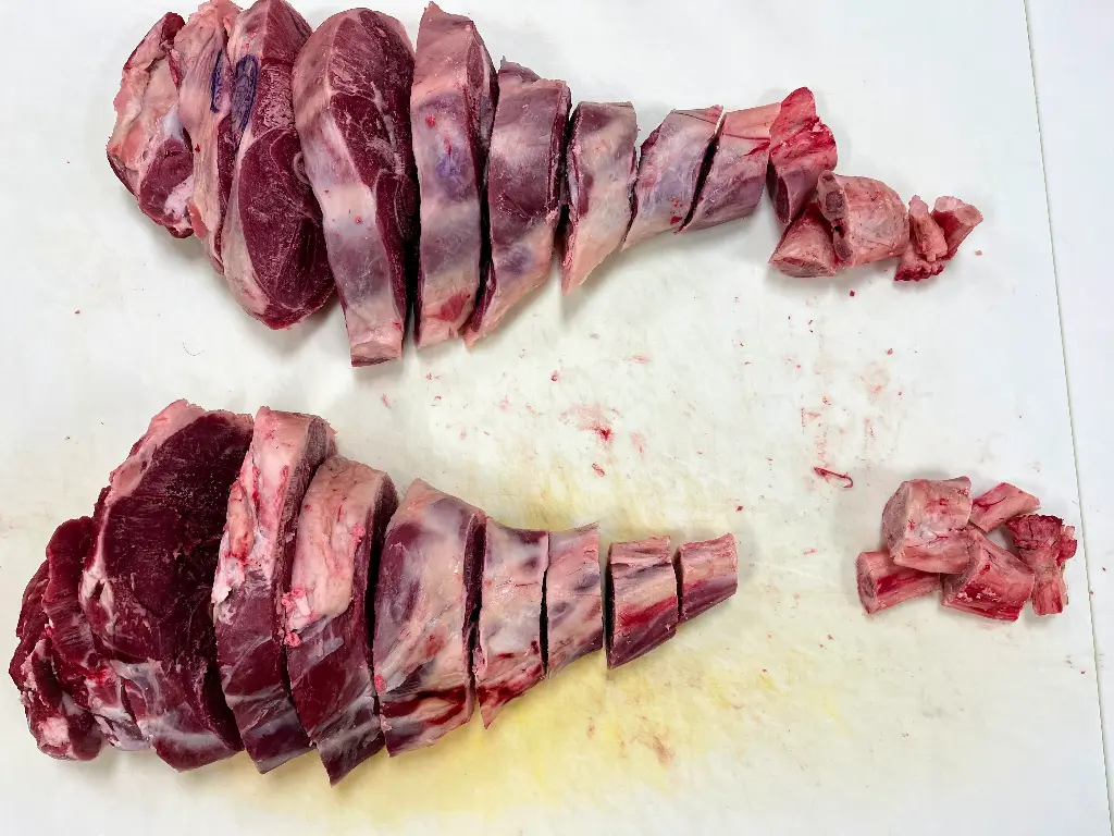 Ontario Lamb Back Leg Bone in (Fresh Halal) (2.0LB)