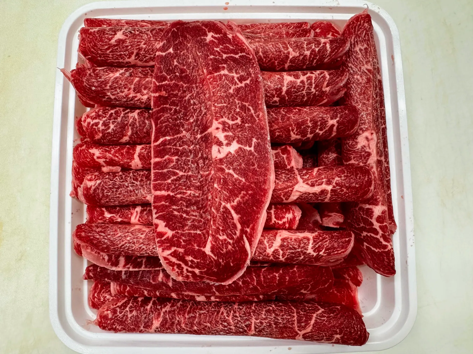 Beef AAA Angus Shoulder Flat Iron Hot pot Roll