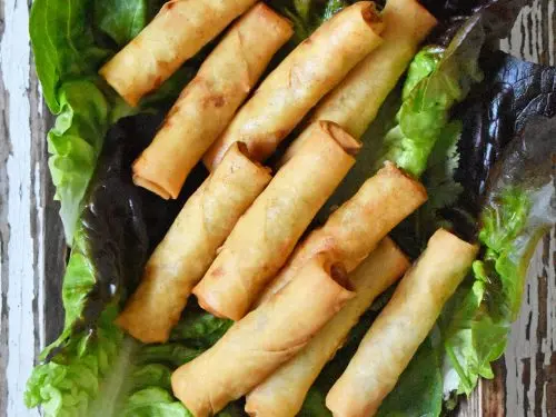 Vegetable Spring Rolls 6 pcs