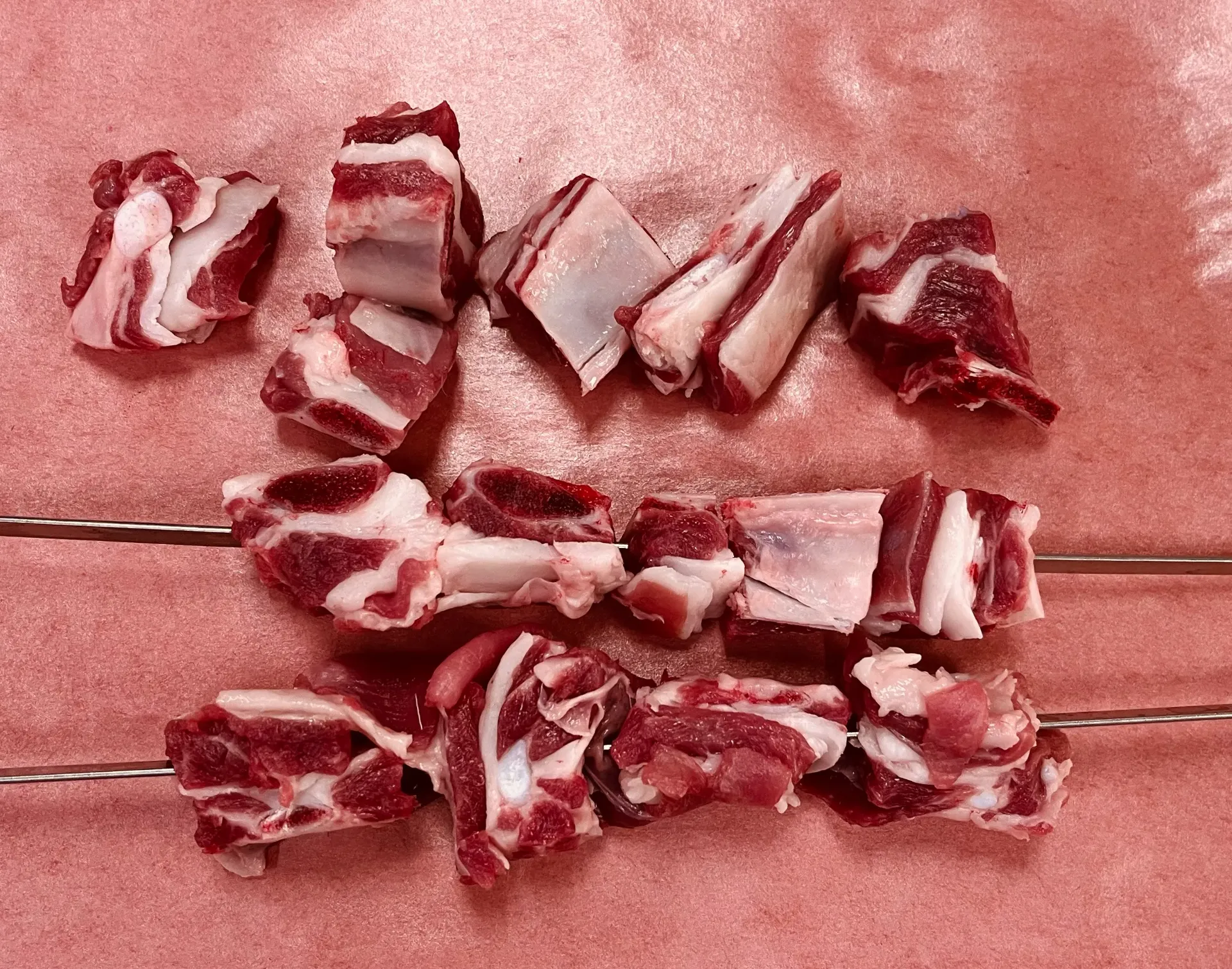 Lamb Brisket Plate Bone in Dice (Fresh Halal) (1.5lb)