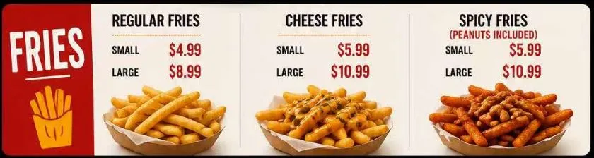 Deep Fry Fries (Univo) (Small)