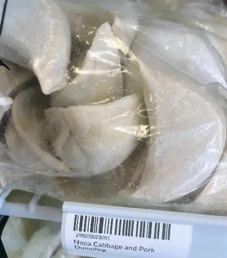 Napa Cabbage and Pork Dumpling