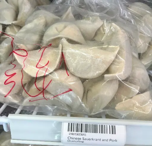 Chinese Sauerkrant and Pork Dumpling